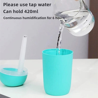AZTHRONE 420ml Air Aromatherapy Humidifiers Diffusers Essenti Oil Ultrasonic Humificador Mist Maker Home Car Freshener Office Desk Cool Mist Humidifier