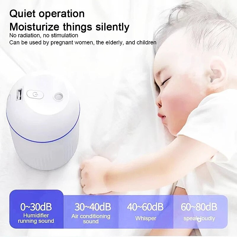 AZTHRONE 420ml Air Aromatherapy Humidifiers Diffusers Essenti Oil Ultrasonic Humificador Mist Maker Home Car Freshener Office Desk Cool Mist Humidifier